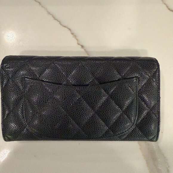 Chanel Caviar Quilted Long Flap Wallet - Picture 7 of 11